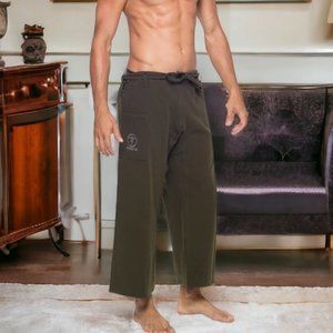 YOGIIZA  3XL UNISEX  Forest Green Organic Cotton Yoga Pants